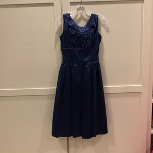Semi formal navy blue dress